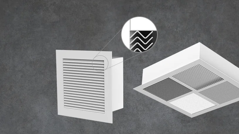 "Z" Passageway Grilles & Diffusers